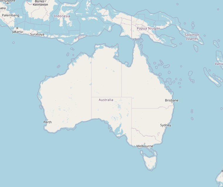 Map of Australia